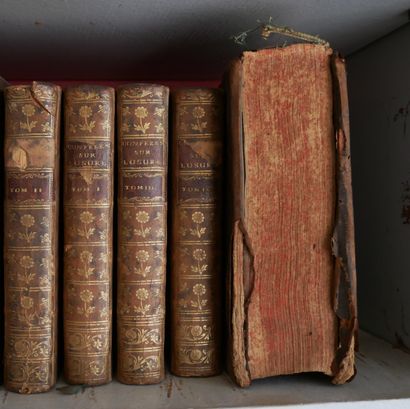 Lot of mismatched books, XVIIIth c. (acc...