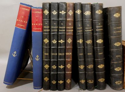 Lot of 19th and 20th century books, bound...