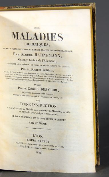 Samuel HAHNEMANN. 

Chronic diseases, their...