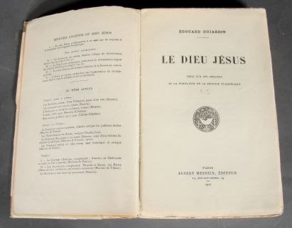 Édouard DUJARDIN. 

The God Jesus. Albert...