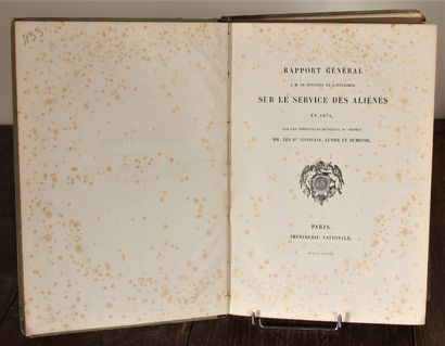 Lot :

- ALJ BAYLE Traité des maladies du...