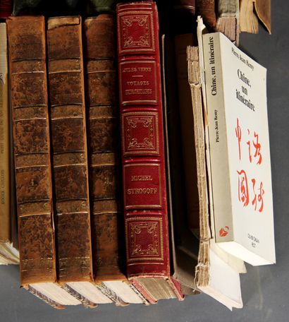 Lot of various books.