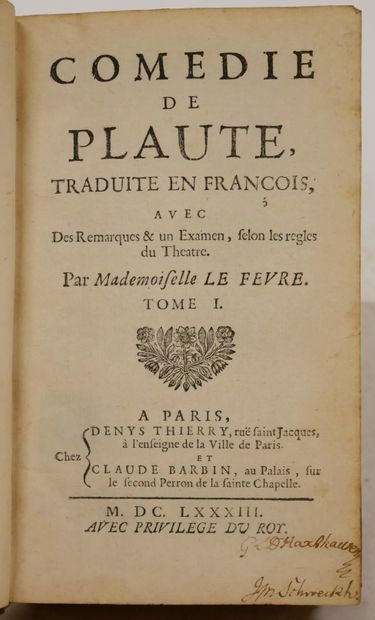 Acci Plauti Comœdiæ. 

Comedies of Plautus.

Lutetiæ...