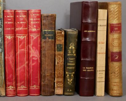 Lot of 19th and 20th century books, bound...