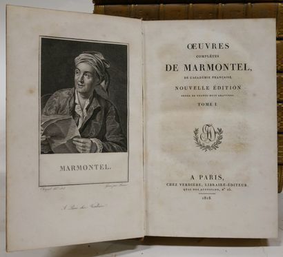 MARMONTEL

Complete works. 

New edition...