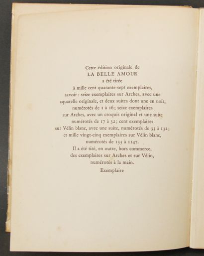 JEAN GALTIER-BOISSIERE. La Belle amour.

Reproduction...