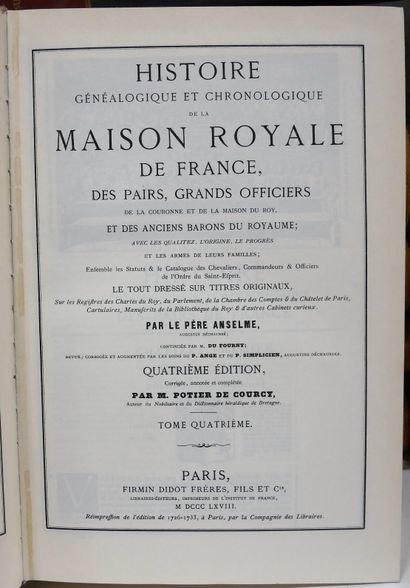 - The great Armorial of France, 7 vols.

-...