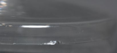 *Lot :

- DAUM Nancy

Ovoid vase in cut crystal,...