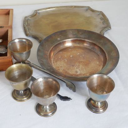 Lot of silver plated cutlery, dishes and...