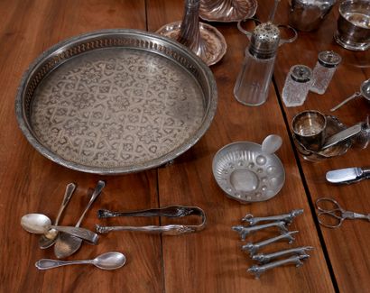 Various silver plated metal lots