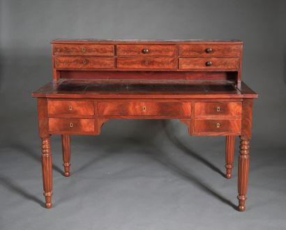 Natural wood desk, Louis Philippe period

H...