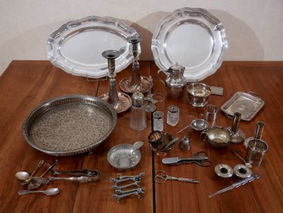 Various silver plated metal lots