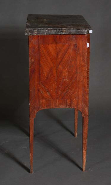 Veneer chest of drawers with two drawers...