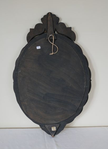 Oval engraved glass, Venice

62 x 40 cm ...