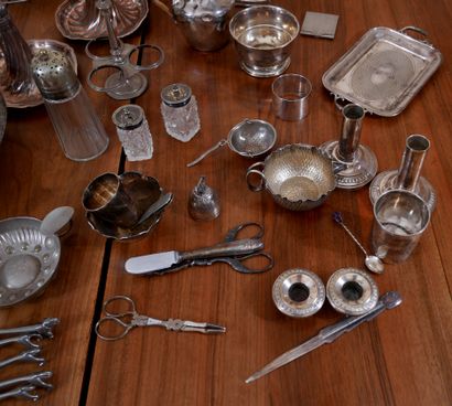 Various silver plated metal lots