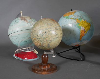 Set of eight mismatched maps (wear, acci...