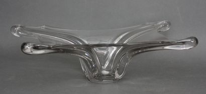 Vase in transparent drawn glass

H : 14 L...