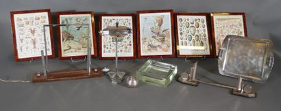 30's style lot:

- Two frames in metal and...