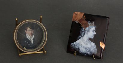 Lot :

- Marie PUISOYE

Enamelled metal plate...