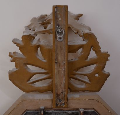SORMANT

Octagonal barometer in carved wood,...