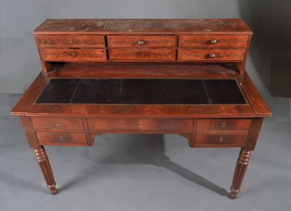 Natural wood desk, Louis Philippe period

H...