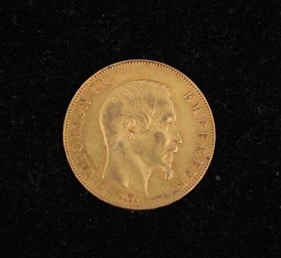*Une pièce de 50 FF en or 1857 A