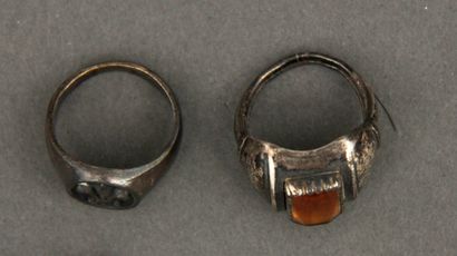 Lot de bijoux en argent 800°/°°, pds brut...