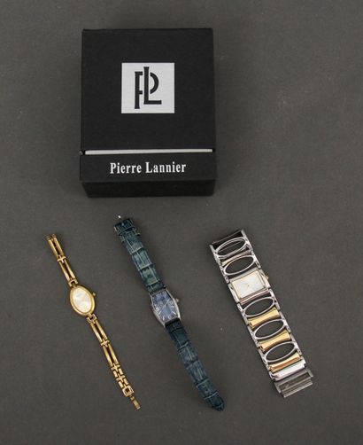Pierre LANNIER

Deux montre de dame en métal...