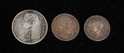 HENRI V roi de France

Lot de trois pièces...