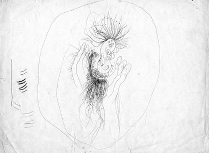 Otto Wols,
Dessin original à l'encre, sur...