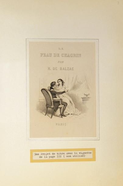 BALZAC Honoré de
La Peau de chagrin. Fumés...