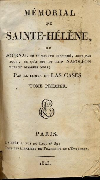 LE COMTE DE LAS CASES. Mémorial de Saint-Hélène....