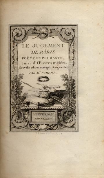 BARTHÉLÉMY IMBERT
Le Jugement de Paris. 5...