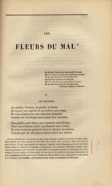 CHARLES BAUDELAIRE
Les Fleurs du mal. La...