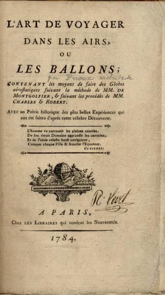 [PIROUX]
L'Art de voyager dans les airs ou...