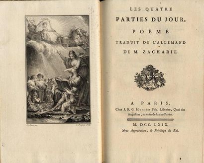 ZACHARIE
Les Quatre parties du jour. Frontispice...