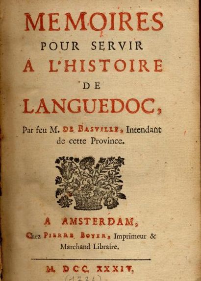 FEU M. DE BASVILLE
Mémoires pour servir à...