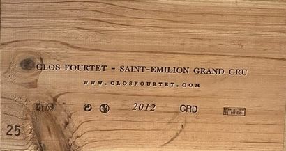 12 bottles Château CLOS FOURTET, Saint Emilion...