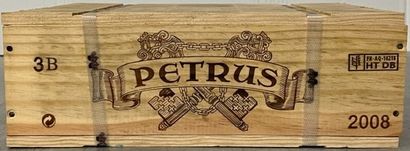 3 bottles PETRUS, Pomerol 2008, cb