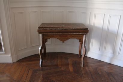 Table à jeux à plateau portefeuille en bois...