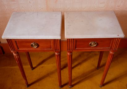 *GALLOT Frères
Paire de tables de salon en...