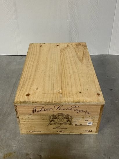 12 bouteilles Château MALESCOT SAINT EXUPERY,...