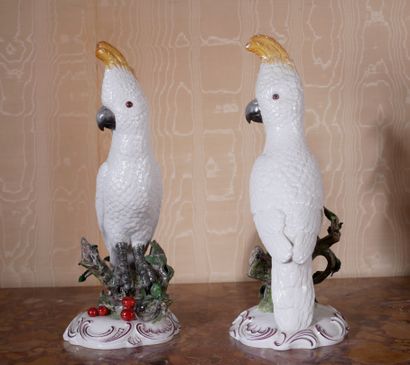 *NYMPHENBOURG
Paire de sculptures polychromes...