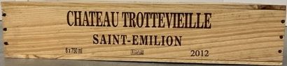 6 bouteilles Château TROTEVIELLE, Saint Emilion...