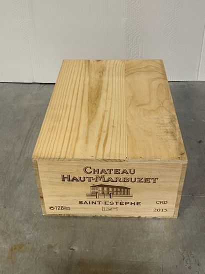 12 bouteilles Château HAUT MARBUZET, Saint...