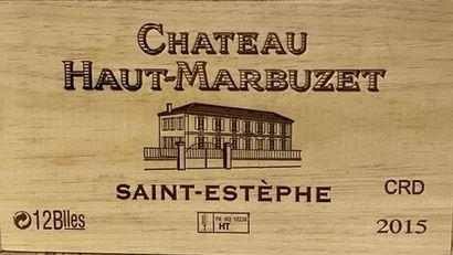 12 bouteilles Château HAUT MARBUZET, Saint...