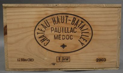 12 	bouteilles 	Château 	HAUT BATAILLEY,...