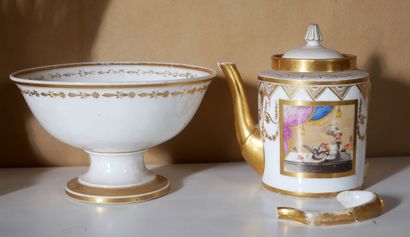 *Lot en porcelaine dépareillé (accidents...