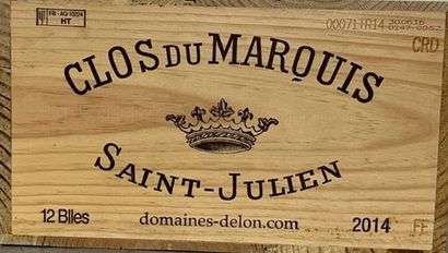 12 bouteilles CLOS DU MARQUIS, Saint Julien...
