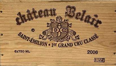 6 bottles Château BEL AIR, Saint Emilion...